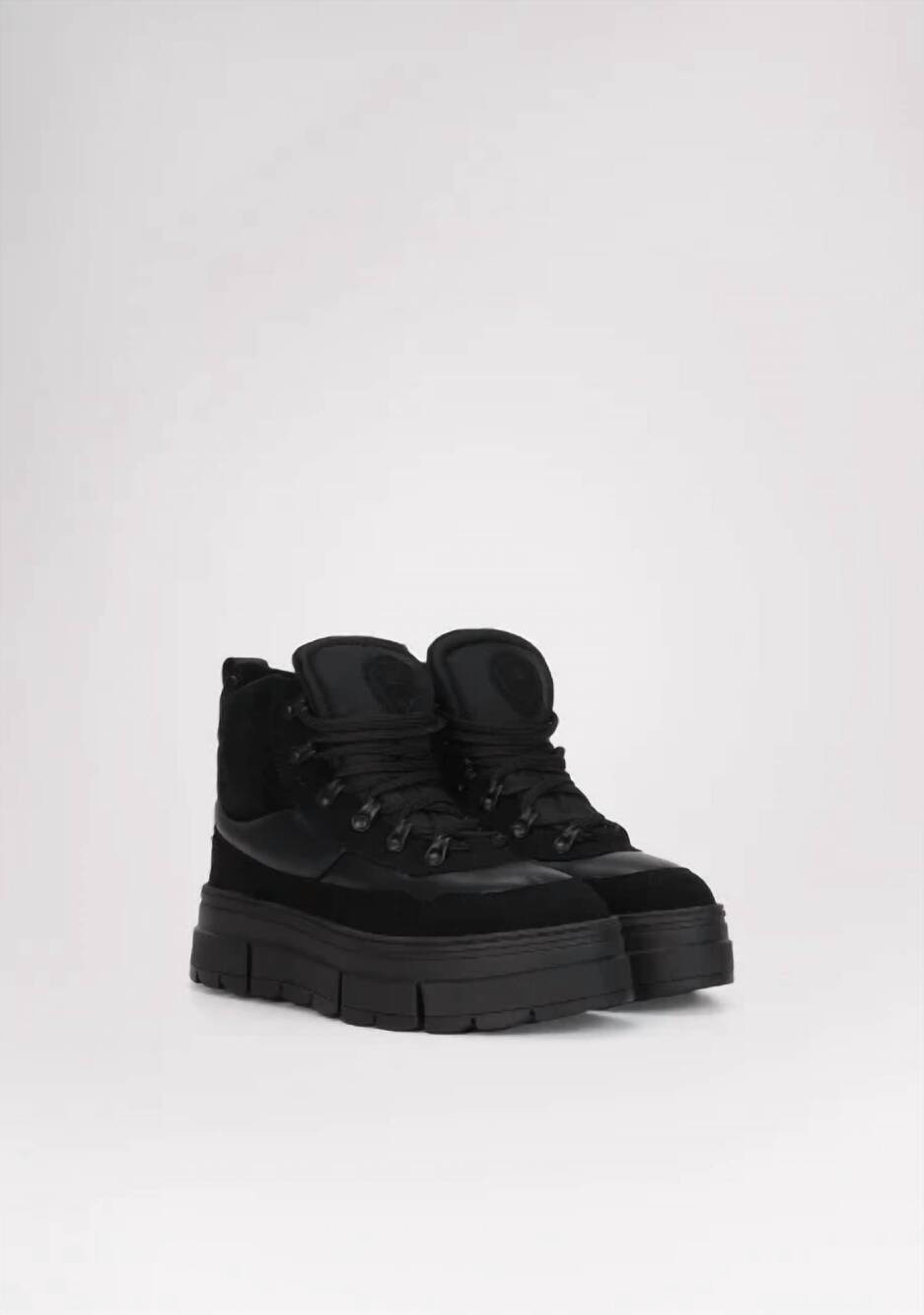 NEW PAJAR women's harper mid lea grip winter boots in black
